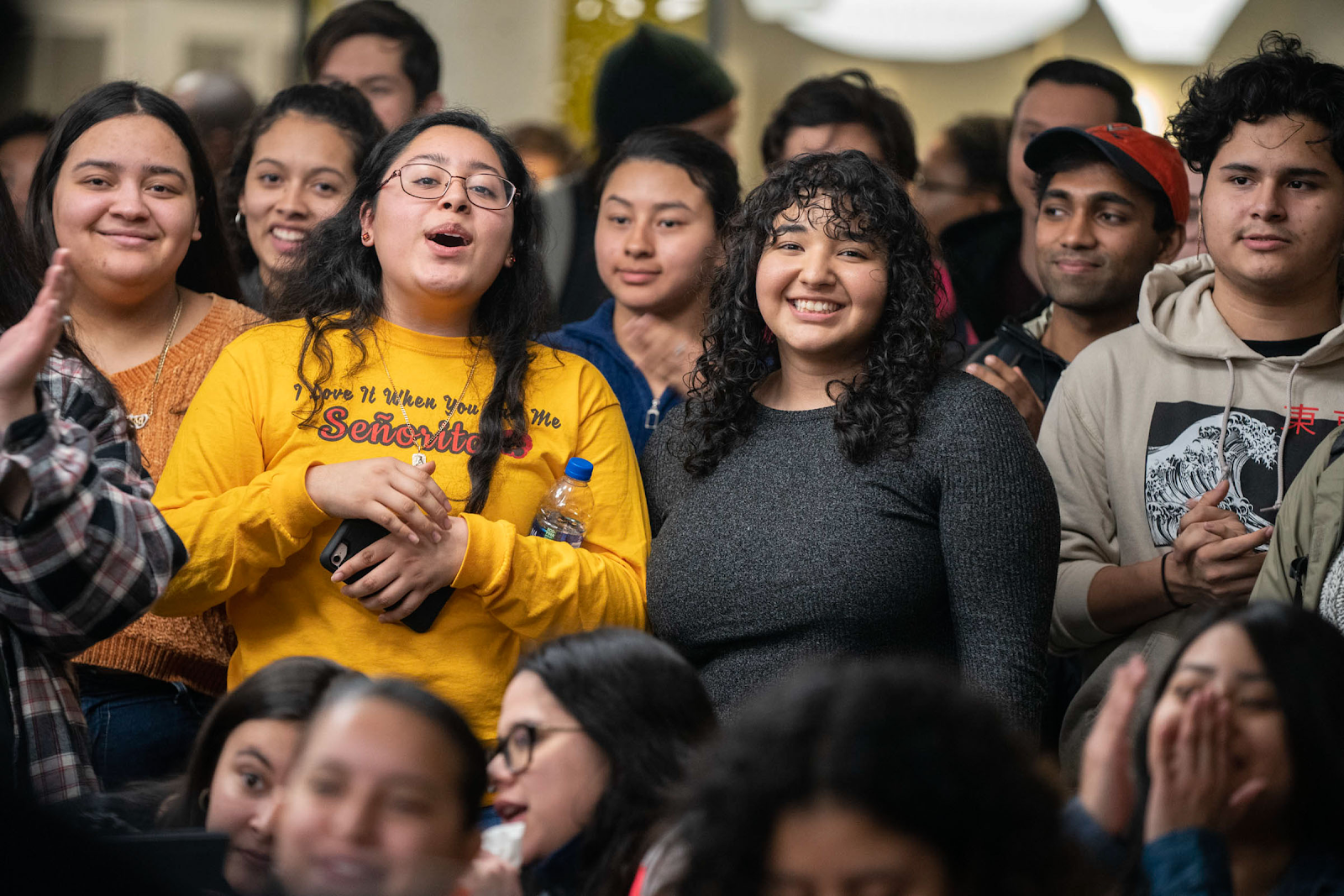 Students at MSC Opening event